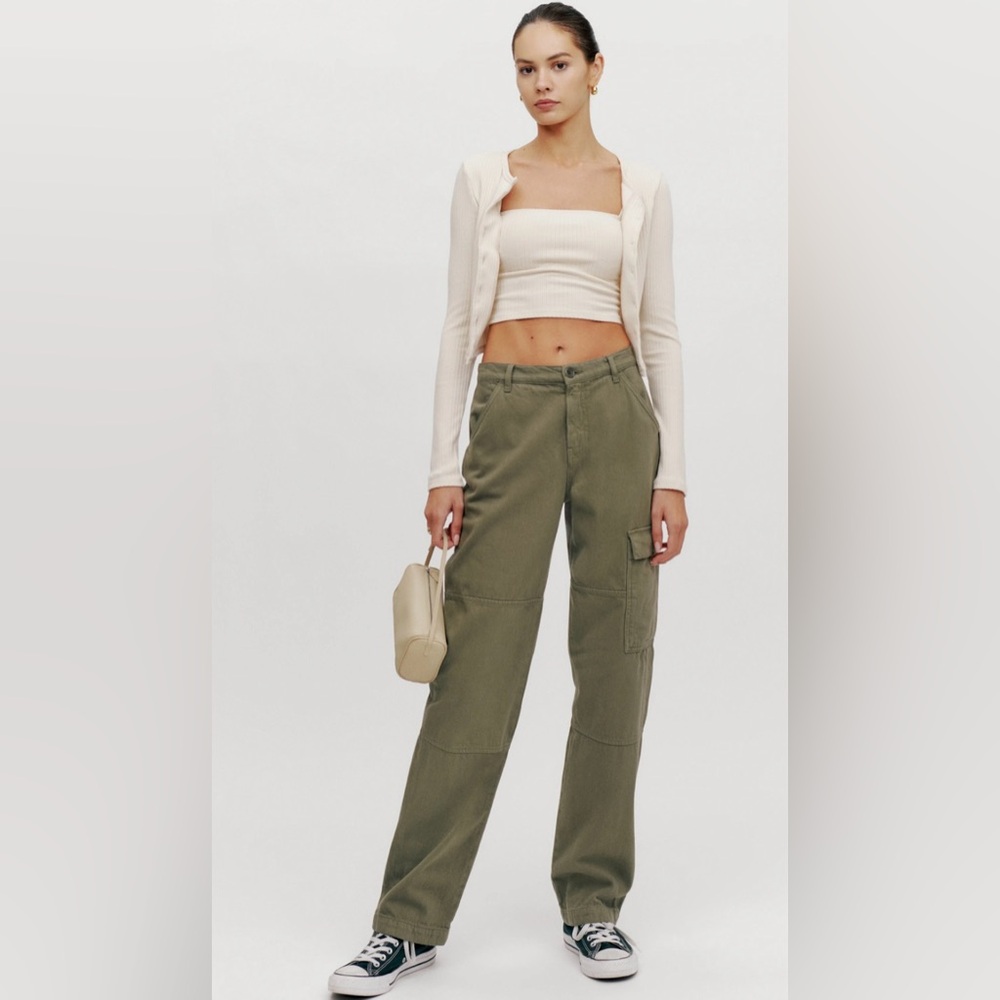 Reformation Bailey High Rise Utility Pant